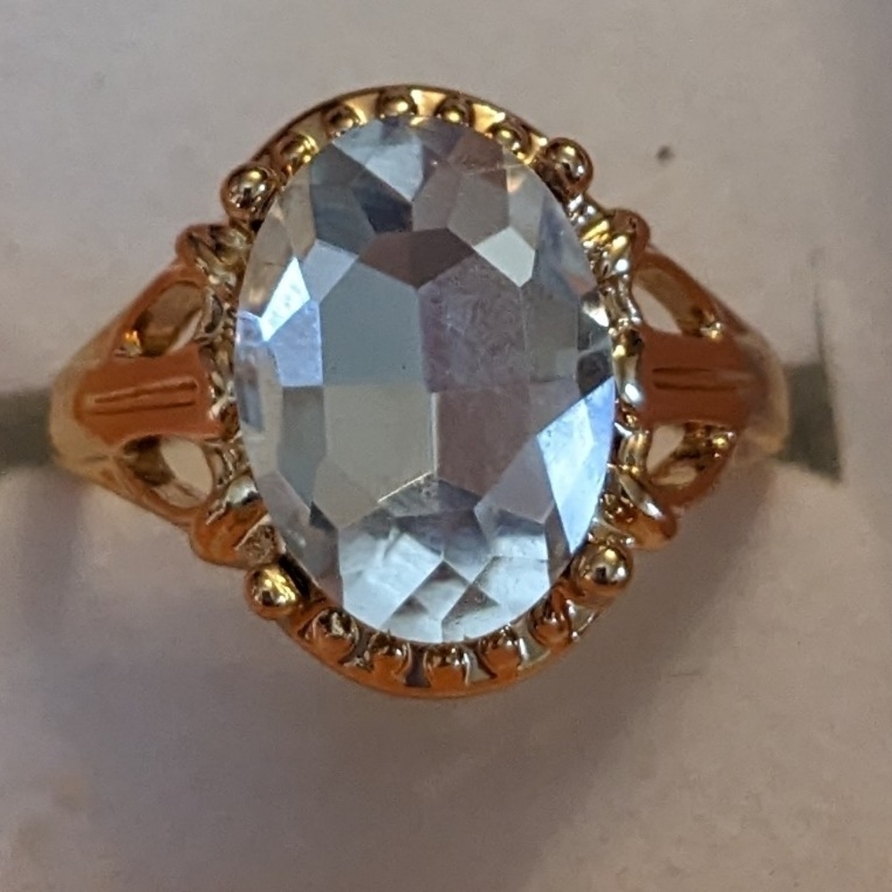 New Western Ring Waterish Lightning Color for women, Size 9 1/2, T1B7I, T5